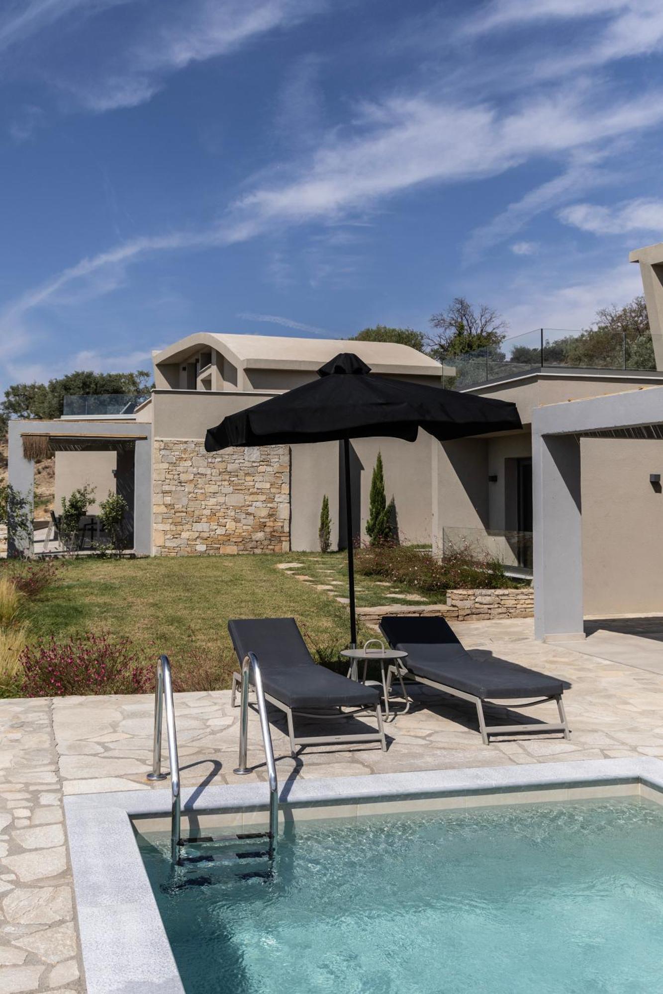 Fari Stone Villas Skála Marión Bagian luar foto