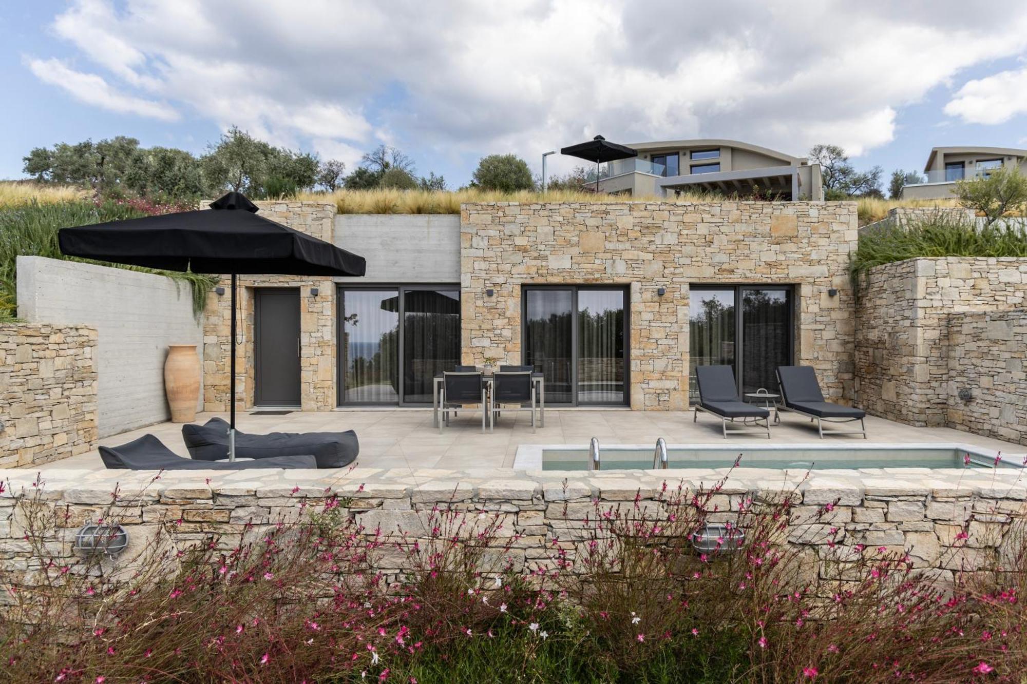 Fari Stone Villas Skála Marión Bagian luar foto