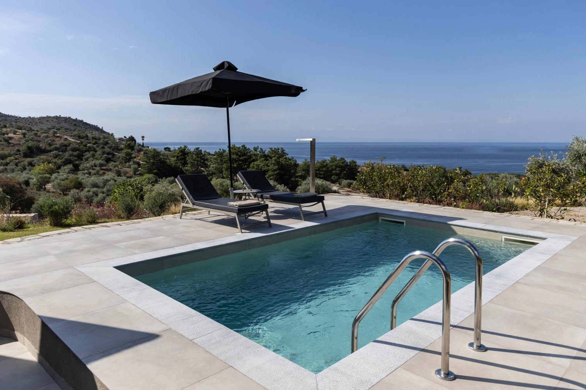 Fari Stone Villas Skála Marión Bagian luar foto