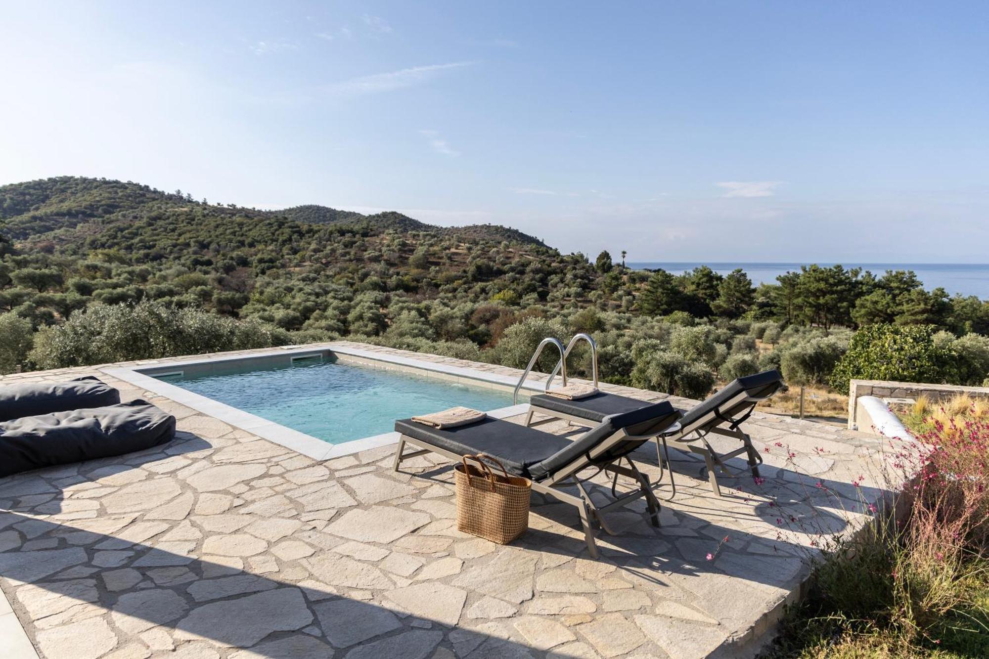 Fari Stone Villas Skála Marión Bagian luar foto