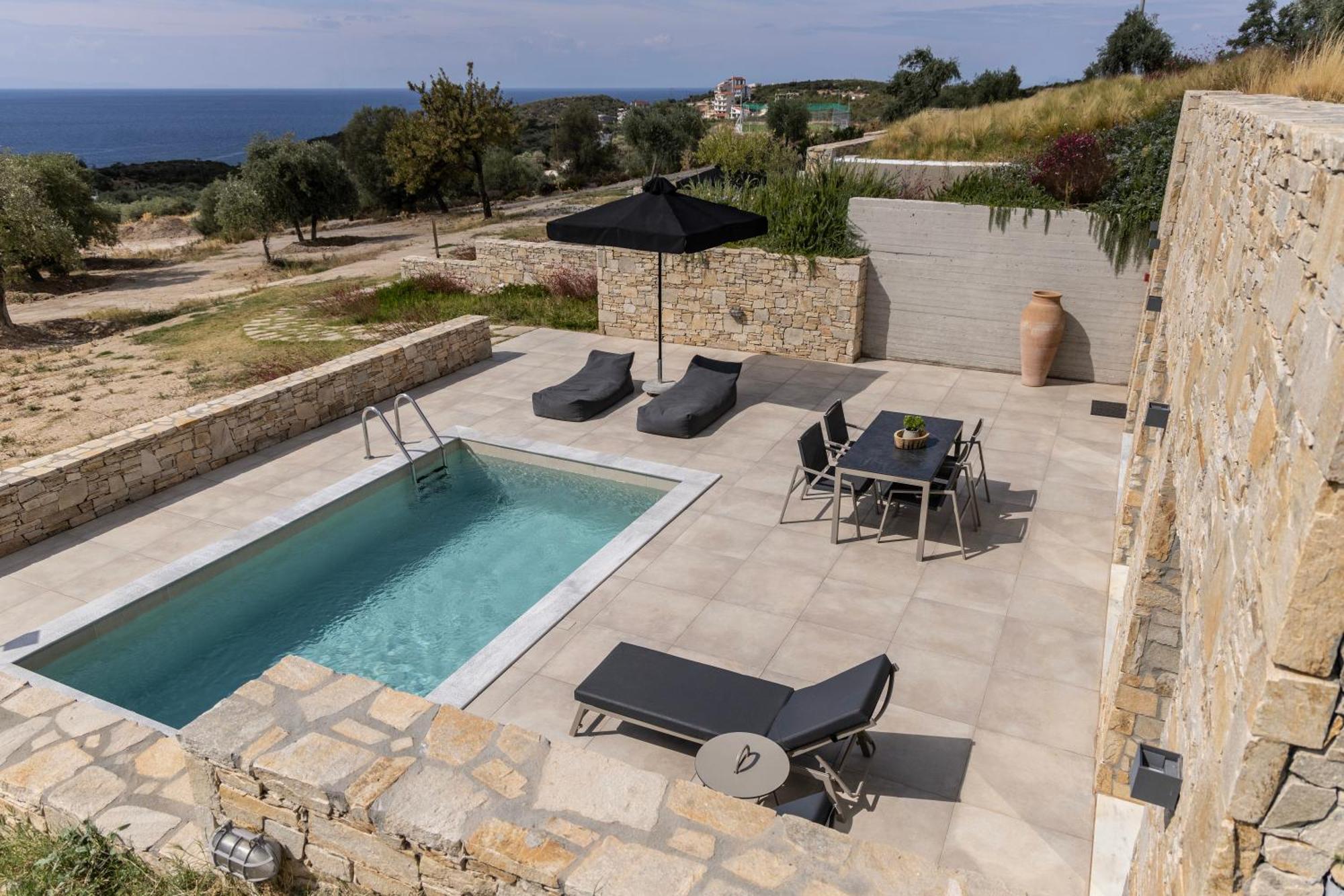 Fari Stone Villas Skála Marión Bagian luar foto